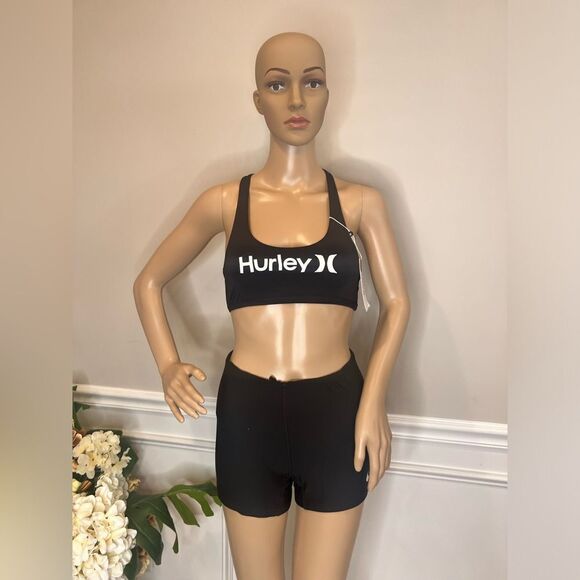 NWT Hurley Women's' One And Only Scoop Bikini Top Women's Swimsuit - Picture 5 of 7